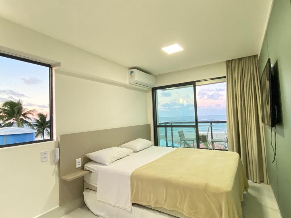 Flat Beira Mar Com Varanda Em Pôrto das Galinhas Exterior foto