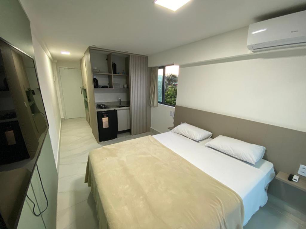 Flat Beira Mar Com Varanda Em Pôrto das Galinhas Exterior foto